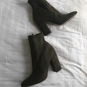 Aldo Suede Sock Booties